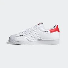 adidas Superstar 'White Vivid Red' GV7672 - Resim 4