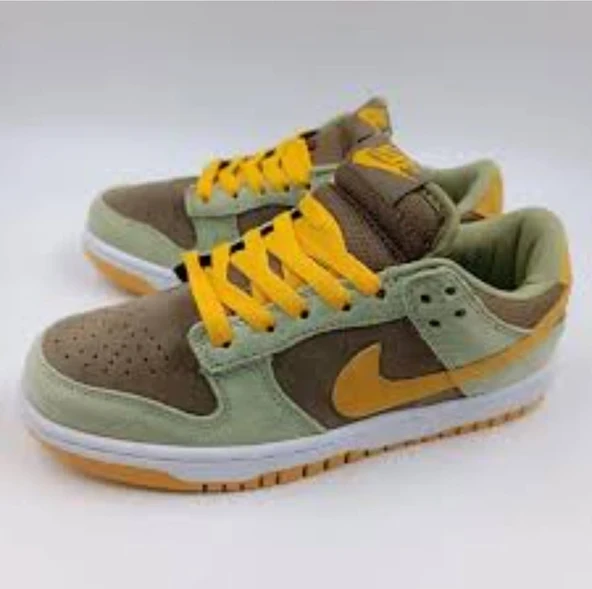 NIKE DUNK LOW DUSTY OLIVE GOLD - Resim 4