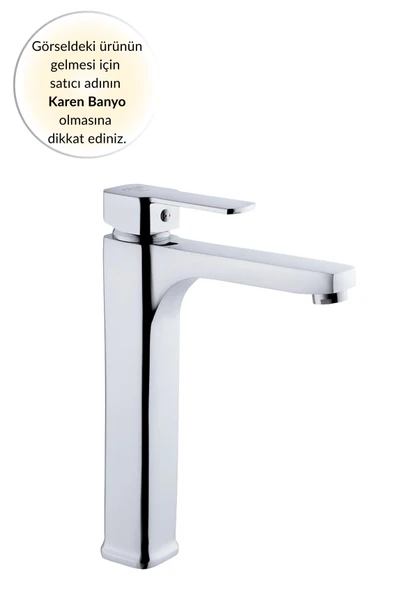 Karen Banyo Robin Çanak Lavabo Bataryası, Krom, Cisa-49019 ürün görseli 1