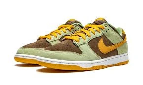NIKE DUNK LOW DUSTY OLIVE GOLD - Resim 3