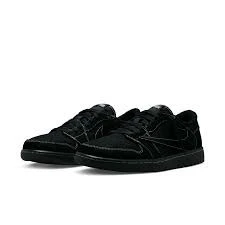 Nike ürdün 1 düşük x Travis Scott siyah Phantom - Resim 4