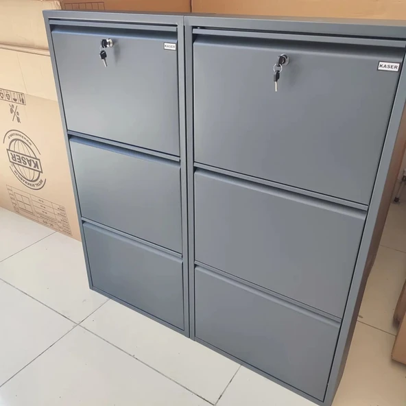 3+3 METAL  KİLİTLİ AYAKKABILIK ürün görseli 1