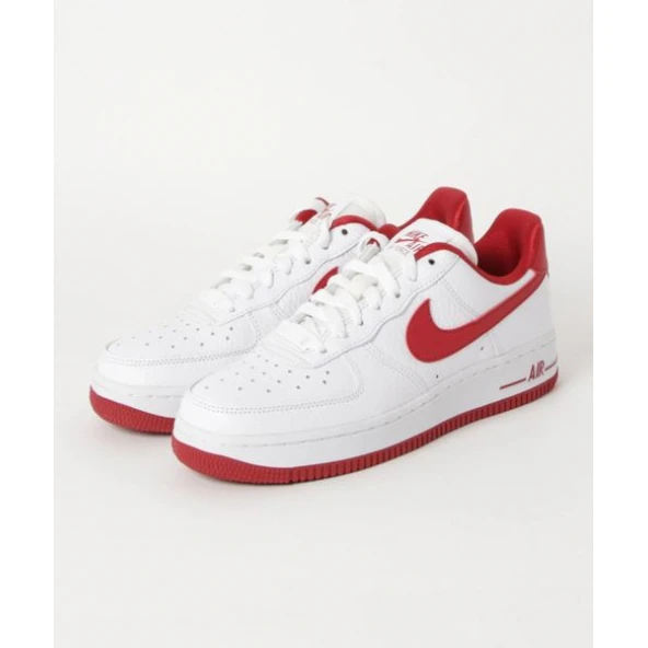 Nike Air Force Beyaz Kırmızı Spor Ayakabı AA0287-101 ürün görseli 1