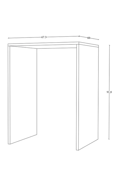 Çamaşır Makinası Alt dolabı MDF - Resim 3