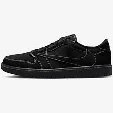 Nike ürdün 1 düşük x Travis Scott siyah Phantom - Resim 3