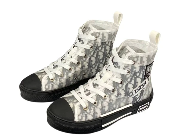 christian dior high top siyah beyaz ürün görseli 1