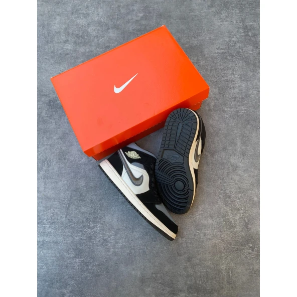 Air Jordan 1 Mid SE Satin Grey - Resim 2