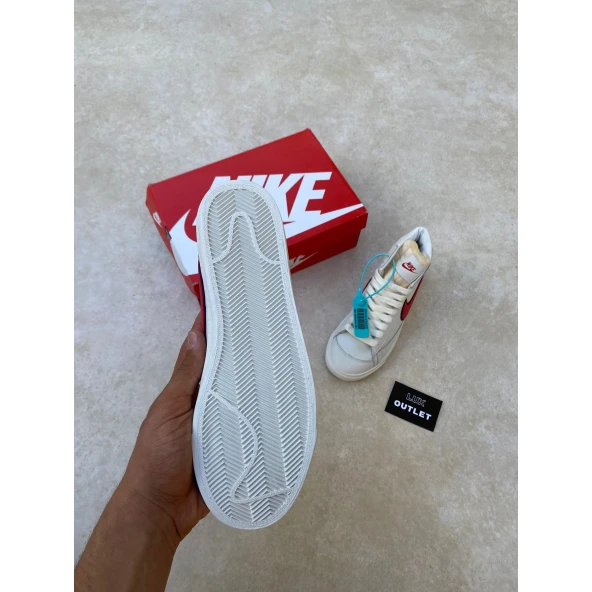 Nike Blazer Jumbo Beyaz Kırmızı - Resim 3