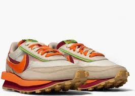 NIKE LD WAFFLE SACAI CLOT NET ORANGE BLAZE - Resim 2