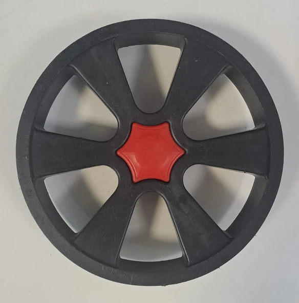 LEVA PAZAR ARABASI TEKERİ  BRANDALI PLASTİK ( 1 ADET FİYATIDIR ) ürün görseli 1