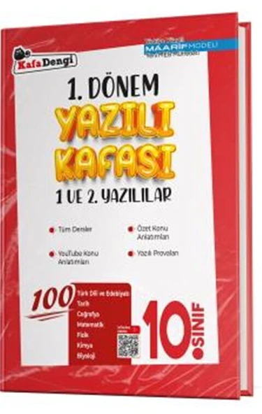 Kafa Dengi Yayınları 10. Sınıf 1. Dönem Yazılı Kafası ürün görseli 1