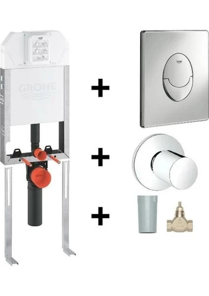 Grohe Duvariçi Ince Gömme Rezervuar Seti (8Cm) - 39840000Set3 ürün görseli 1