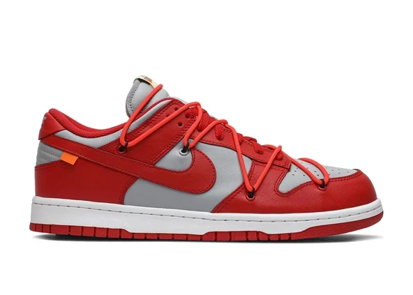Nike Dunk Low Off-White University Red ürün görseli 1