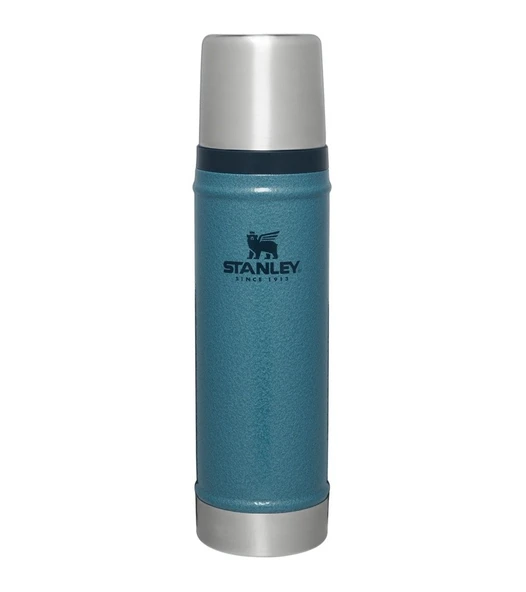 Stanley Klasik Vakumlu Çelik Termos 0.60 Litre Mavi Renk ürün görseli 1