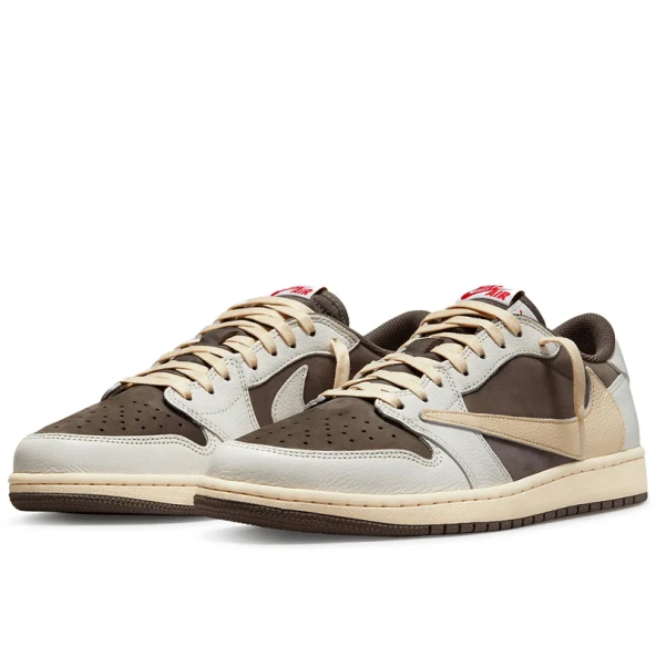 PTTAVM: Nike Air Jordan 1 Low Travis Scott Reverse Mocha Sneaker