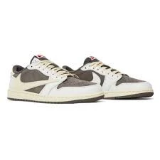 PTTAVM: Nike Air Jordan 1 Low Travis Scott Reverse Mocha Sneaker