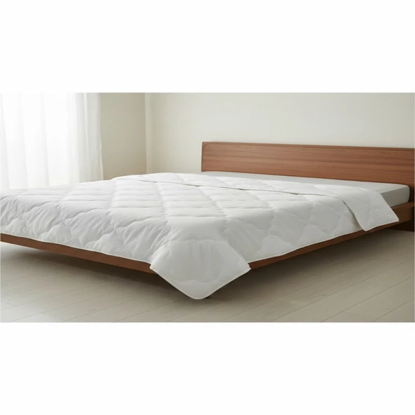 Kapitone Dolgulu Çift Kişilik Yorgan 195x215 cm ürün görseli 1