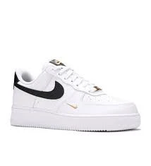 Nike Air Force 1 Low Essential White Black - Resim 3