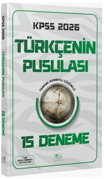 2026 KPSS Türkçenin Pusulası 15 Deneme CBA Yayınları ürün görseli 1