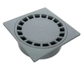 ÇAMUR KOVALI YER SÜZGECİ 25 x 25 cm - Ø 100 LÜK ALTTAN ÇIKIŞ YER SİFONU YUVARLAK KAPAK ürün görseli 1