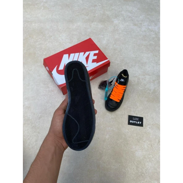 Nike Blazer Jumbo Full Siyah Turuncu Bağcık - Resim 3