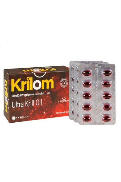 Krilom Ultra Krill Oil 30 Yumuşak Kapsül ürün görseli 1