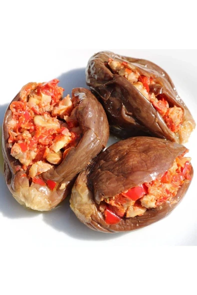 Makdous Cevizli & Biberli Mini Patlıcan 650 g - Resim 2