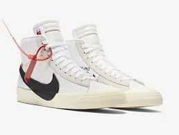 NIKE BLAZER MID OFF-WHITE OG - Resim 7