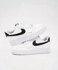 Nike Air Force 1 Low Essential White Black - Resim 5