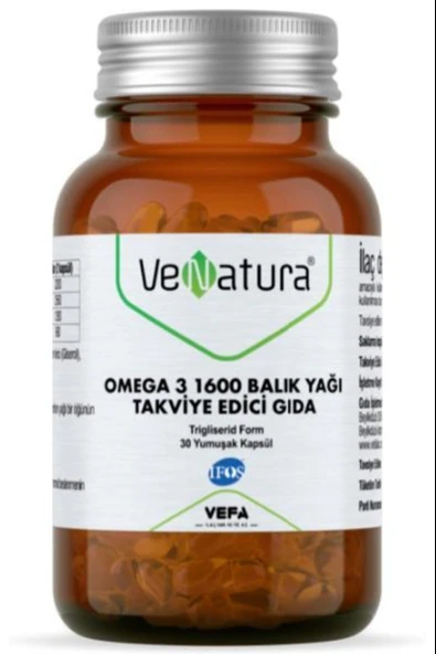 Venatura Omega-3 1600 mg 30 Kapsül ürün görseli 1