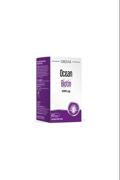 Ocean Biotin 5000 Mcg 60 Kapsül ürün görseli 1