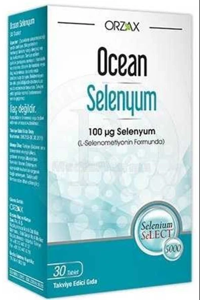 Ocean Selenyum 100 mcg 30 Tablet ürün görseli 1