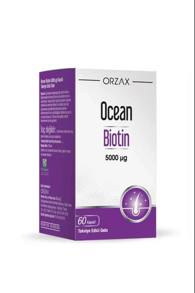 Ocean Biotin 5000 Mcg 60 Kapsül ürün görseli 1