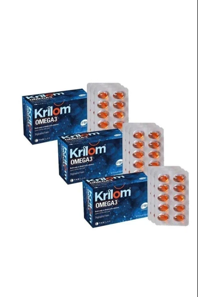 Krilom Omega 3 50 Kapsül 3 Adet ürün görseli 1