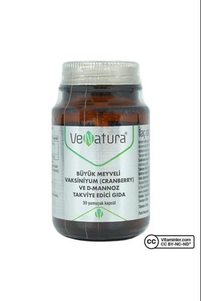 Venatura Cranberry ve D-Mannoz 30 Kapsül ürün görseli 1