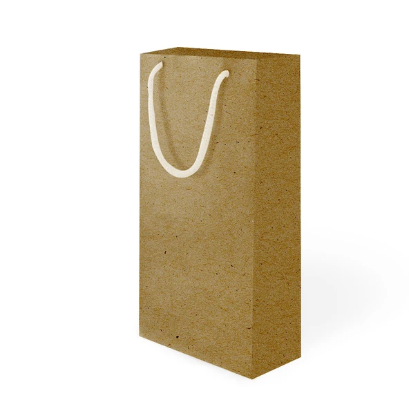 Kraft Karton Çanta 12x35 Pakette 10 Adet. Alkollü Şişeye Uygun ürün görseli 1