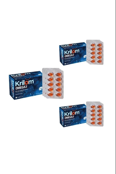 Krilom Omega 3 50 Kapsül 3 Adet ürün görseli 1