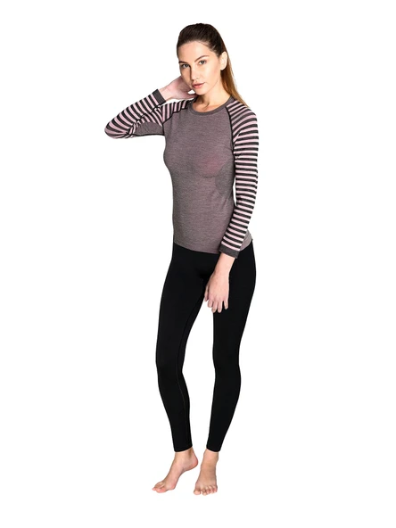 Thermoform Ultimate Merino Kadın Seamless Termal Uzun Kollu İçlik Seti Pembe ürün görseli 1