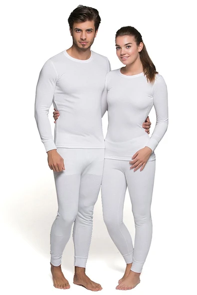 Thermoform Heavy Unisex Termal İçlik Seti Beyaz ürün görseli 1