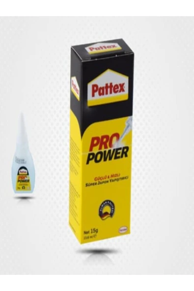 Pattex Pro Power Güçlü Hızlı Süper Japon Yapıştırıcı Metal,deri,ahşap,kauçuk,plastik,yapıştırıcı ürün görseli 1
