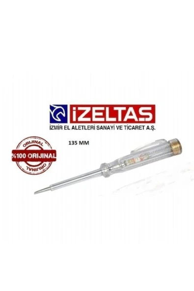 İzeltaş 135 Mm Elektrik Kontrol Kalemi Düz Uçlu ürün görseli 1