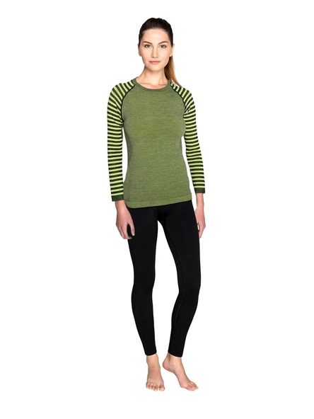 Thermoform Ultimate Merino Kadın Seamless Termal Uzun Kollu İçlik Seti Yeşil ürün görseli 1