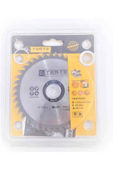 YESTE Sunta Testeresi 115mm*2,4mm ürün görseli 1