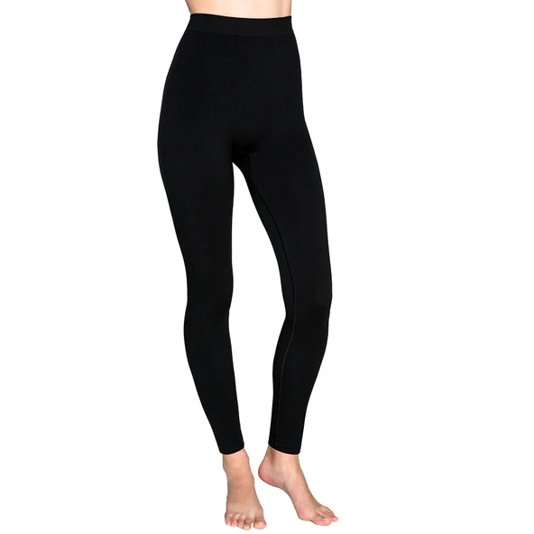Thermoform Ultimate Merino Kadın Seamless Termal Tayt Siyah ürün görseli 1