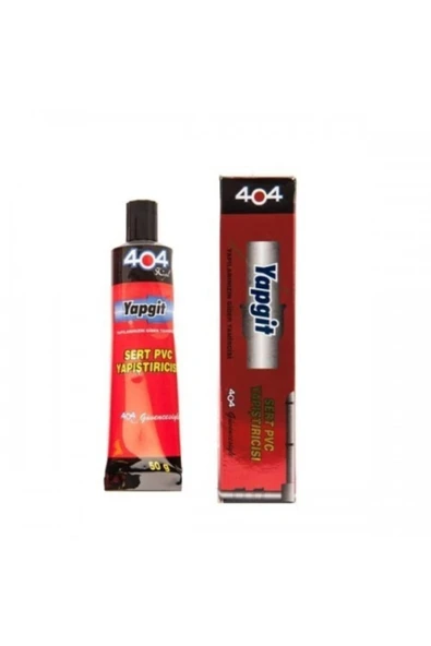 404 Yapgit Sert Pvc Yapıştırıcı 50gr. - Resim 2