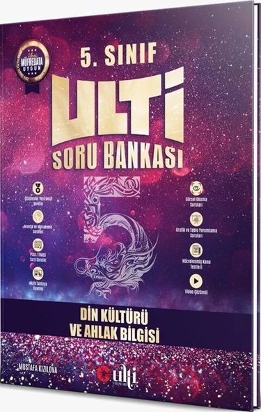 5. Sınıf Din Kültürü ve Ahlak Bilgisi Soru Bankası Ulti Yayınları ürün görseli 1