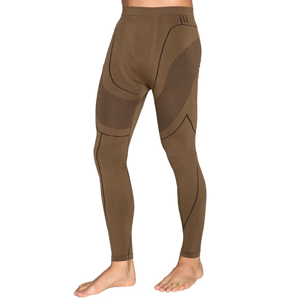 Thermoform Erkek Seamless Termal Alt İçlik Pantolon Kahverengi ürün görseli 1