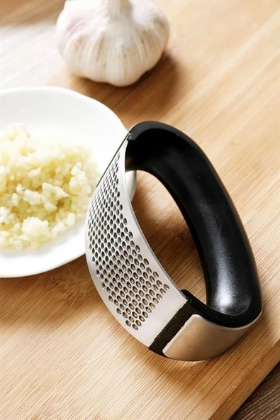 OLLEVRA Sarımsak Ezici Paslanmaz Çelik Garlic Press - Resim 7
