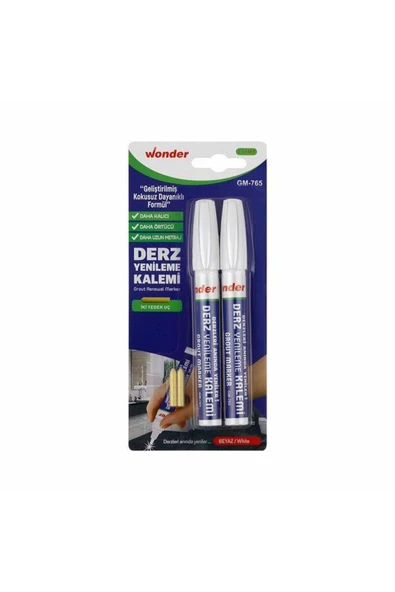 Wonder Derz Kalemi Ikili Set Beyaz ürün görseli 1