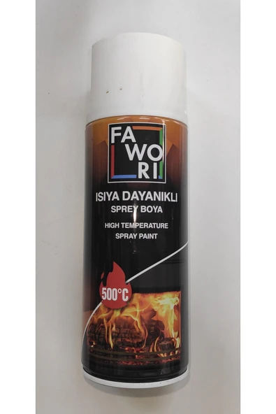 FAWORİ Isıya Dayanıklı Sprey Boya Beyaz ürün görseli 1